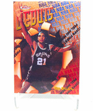 Topps 1997-98 Finest Tim Duncan Rookie RC #101 Common Bronze Spurs picture