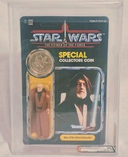 Kenner Star Wars POTF Ben Obi-Wan Kenobi 92-Back Figure 1985 Unpunched AFA 90Y picture