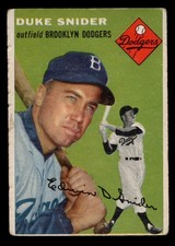 1954 Topps - Duke Snider #32 White Back picture