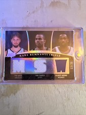 2007-08 Upper Deck Premier Rare Remnants Triple /25 Pau Gasol, Parker, Arenas picture