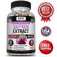 Saffron Crocus Extract 60ct Seasonal Depression Focus Support Appetite Control picture