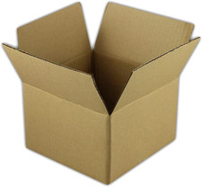 150  6X6X4 Corrugated Cardboard Packing Boxes Mailing Moving Shipping Box Carton picture