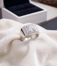 Rare Amazing 2.50 Certified Round Cut White Diamond Solitaire Ring In 925 Silver picture