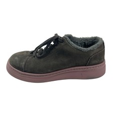 Camper Women's Green Shearling Low Top Lace Up Round Toe Sneakers Shoes Size 7 picture