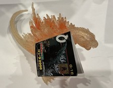 Bandai Godzilla 2000 G-16 (1999) Translucent Clear Orange Figure w/ Tag Vintage  picture