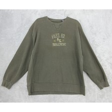 American Eagle Sweatshirt Mens Size XL Green Y2K Phys Ed Sweater Pullover Crew picture