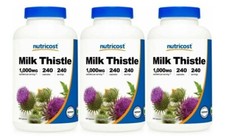 Milk Thistle 1000mg Equivalent 3X240 Vegetarian Caps Nutricost  picture