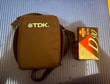 Five TDK D90 90min Recordable Audio Cassette Tapes with Bag picture