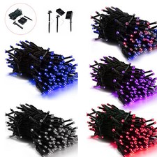 100-200 LED Solar String Lights Outdoor Garden Party Xmas Fairy Wedding Lamp picture