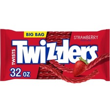 Twizzlers Twists Strawberry Flavored Licorice Style Chewy Candy, Big Bag 32 oz picture