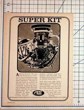 1972 AEE Performance Division Motorcycle Super Kit Ad Sportster Supercharger picture