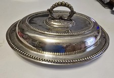 Free Shipping Antique Heinrich Bodemer 800 Silver Serving Dish Chemnitz, Germany picture