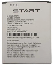 START SA3200 LI-ION OEM Battery For Consumer Cellular IRIS Flip Phone - New picture