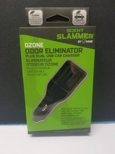 Scent Slammer by HME-APUR Ozone Odor Eliminator Plus Dual USB Car Charger NEW picture