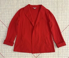 Pendleton Women’s Merino Wool Open Front Blazer Jacket Large Vintage Spandex picture