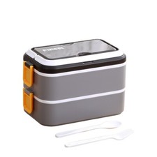 stackable stainless steel lunch box,1400ML Bento box-Utensil set-Leak free picture
