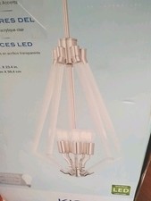 Kichler Chandelier 34893 098285 LED 5-Light Polished Nickel with Acrylic Accents picture