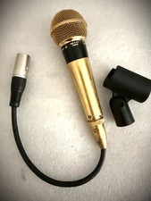 Rare Vintage 1960's Shure 565 GOLD Dynamic Microphone - tested & working strong picture
