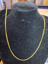 Vintage ACo 1/20 14K Gold Filled Curb Chain Necklace – 18 Inch, 2.04g, Classic L picture