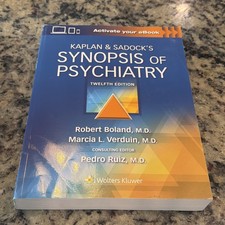 Kaplan & Sadock’s Synopsis Of Psychiatry. 12th Ed. - Paperback -Very Good W/Code picture