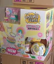 MiniVerse Make It Mini Birthday Series 1 • Get 15 NEW sealed balls + Sales Disp. picture