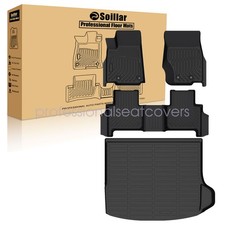 For 2022-2025 Jeep Grand Cherokee All Weather TPE Floor Mats Trunk Cargo Liner picture