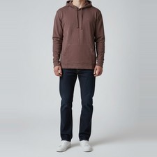 Quiksilver NWT Waffle Thermal Hoodie Mens M Brown Stone Pullover AQYKT03121 picture