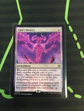MTG Magic The Gathering Ugin’s Mastery MKC Rare Colorless Enchantment picture