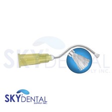 100x Infusor Pre-Bent Tips Yellow with Brush End picture