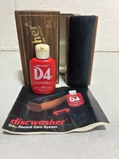DISCWASHER D4+ RECORD BRUSH w/  box & fluid picture