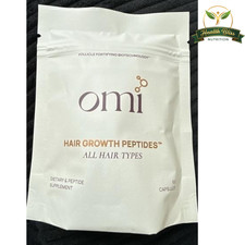 OMI Hair Growth Peptides – All Hair Types – 60 Capsules – Hair Support Supplemen picture