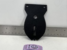 Jay-Pee Black Leather Oval Badge Holder Backer 4884 picture