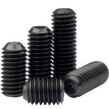 #10-24 Socket Set Screws w/ Cup Point, Alloy Steel w/ Black Oxide, Coarse Inch picture