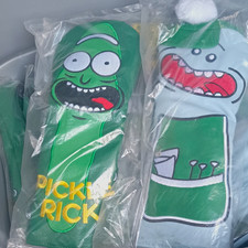 Rick and Morty  Pickle Rick Golf Club Head Covers Green White picture