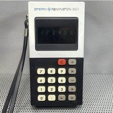 Vintage Sperry Remington 663 LED Calculator Tested Operators Instruction Manual  picture