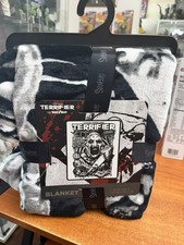 Official Terrifier Throw Blanket 50”x 60 Art the Clown Spencers picture