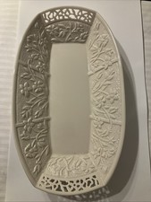 Luxurious Lenox Jasmine Collection 120th Anniversary Deep Dish Tray 15