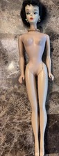 vintage mattel 3 brunette ponytail barbie picture
