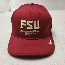 Florida State Seminoles Hat Cap Strap Back Men One Size Red NCAA Nike Dri-FIT picture