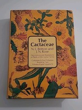 THE CACTACEAE N. L. Britton And J. N. Rose Volume 3 and Volume 4 Hardcover  picture