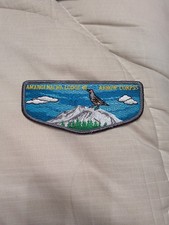 Amangi Nacha 47 Arrowcorps5 Flap RARE WILDERNESS CONSERVATION OA CAMPING SCOUTS picture
