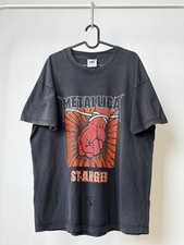 Metallica Vintage 2003 St-Anger Tour Pushead Fist Distressed Band T-Shirt picture