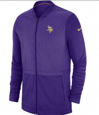 Nike Men’s Minnesota Vikings Elite Sideline Hybrid Full Zip Jacket Medium M NFL picture