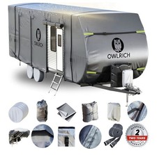 RV Cover With UV Resistant Top Windproof Travel Trailer Cover for 22' to 24’RV picture