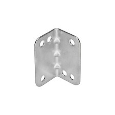 Rok Hardware Heavy Duty Metal Bracket Right Angle Brace, 20 Gauge Zinc 1000 Pack picture