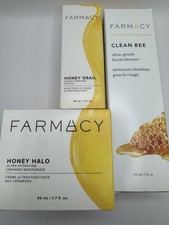 Farmacy Honey Bundle: Clean Bee Cleanser, Honey Grail Oil, Honey Halo Ceramide picture