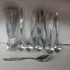 Lot of  24 Alessi for Delta Soup Spoons  New picture