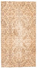 Vintage Traditional Hand-Knotted Area Rug 3'7