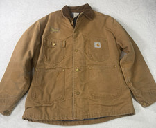 Vintage 1989 100-Year Anniversary Carhartt Chore Coat Quilted Rare USA Made XL picture