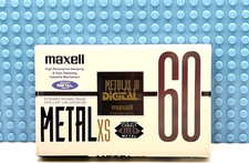 MAXELL METAL XS   60   1995  JAPAN  TYPE IV   BLANK CASSETTE TAPE (1) (SEALED) picture